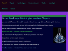 Tablet Screenshot of medium-voyance-marabout.com